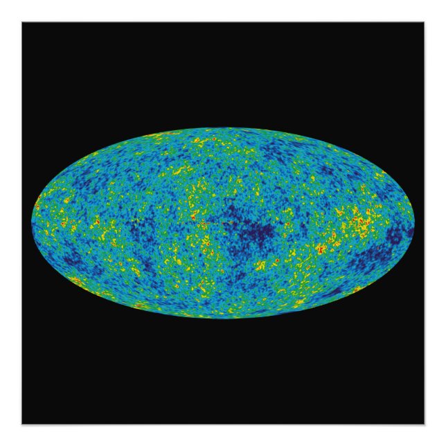 WMAP Microwave Anisotropy Probe Universe Map Photo Print (Front)