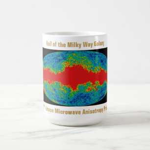 WMAP, Vail of Milky Way Galaxy Over Universe   Coffee Mug