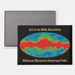 WMAP, Vail of Milky Way Galaxy Over Universe Magnet
