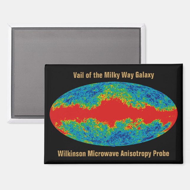 WMAP, Vail of Milky Way Galaxy Over Universe   Magnet (Front/Back)