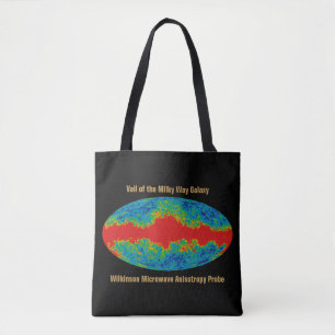 WMAP, Vail of Milky Way Galaxy Over Universe   Tote Bag