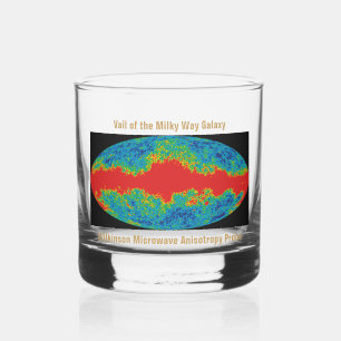 WMAP, Vail of Milky Way Galaxy Over Universe   Whiskey Glass