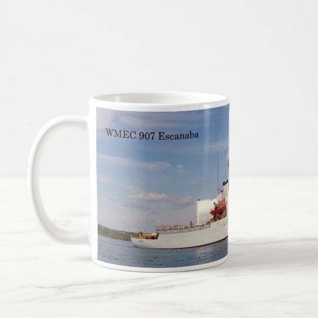 WMEC 907 Escanaba mug (Left)
