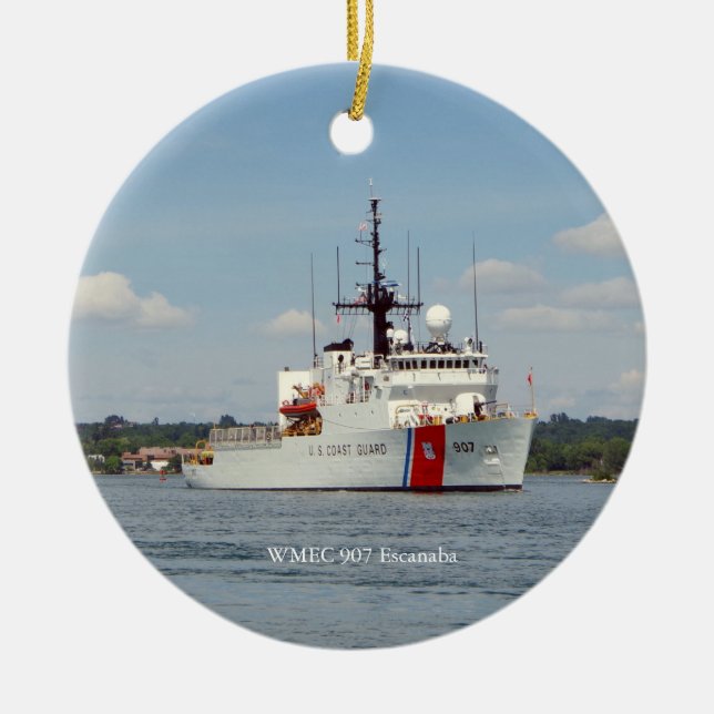 WMEC 907 Escanaba ornament (Front)