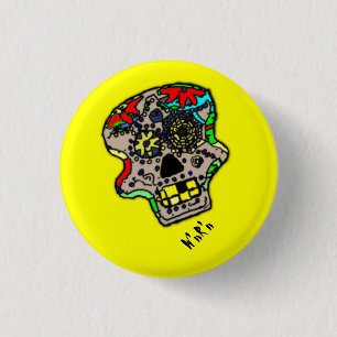 W'nR'n psykho Skull button