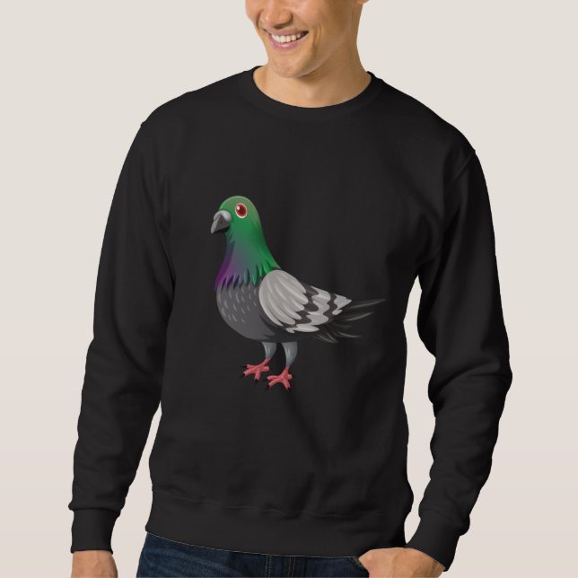 wnyc pigeon t-shirt sweatshirt (Front)