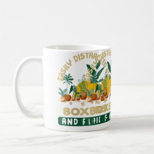 Wo Easily Distracted By Boxers And Plants German B Coffee Mug