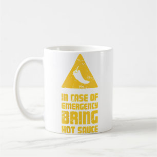 Wo Hot Spicy Food Emergency Chilli Funny Pepper Sa Coffee Mug
