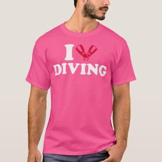Wo I Love Diving T-Shirt