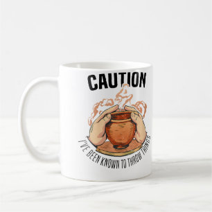 Wo I'Ve Been Known To Throw Things Pottery Ceramic Coffee Mug