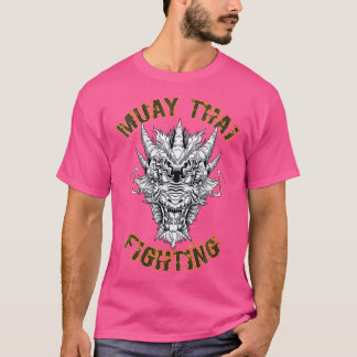 Wo Muay Thai Thai Boxing Mma Dragon T-Shirt