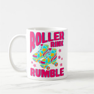 Wo Roller Skates Roller Rink Rumble Roller Skating Coffee Mug
