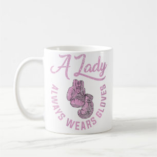 Wo Thai Boxing Women Boxing Gloves Muay Thai Coffee Mug