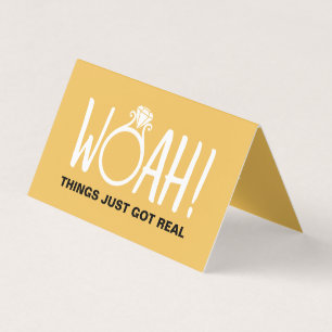 Woah Save the Date Photo Card