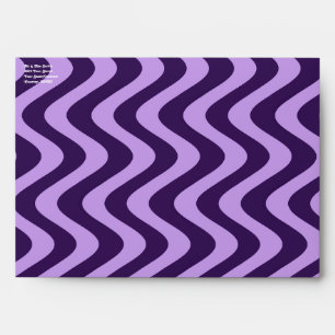 Wobbly Waves (Lilac/Violet) Envelope