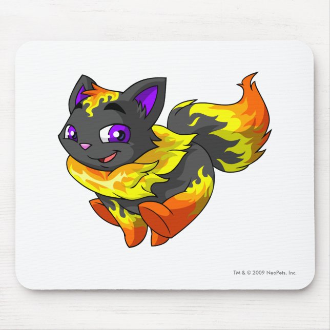 Wocky Fire Mouse Pad (Front)