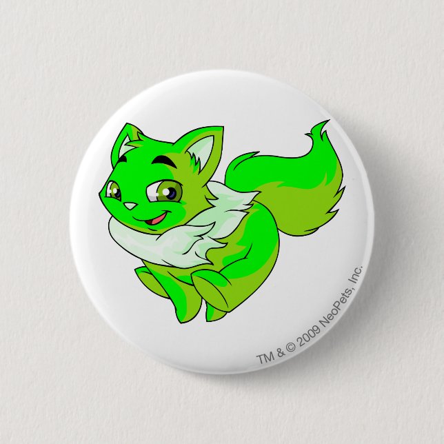 Wocky Glowing 6 Cm Round Badge (Front)