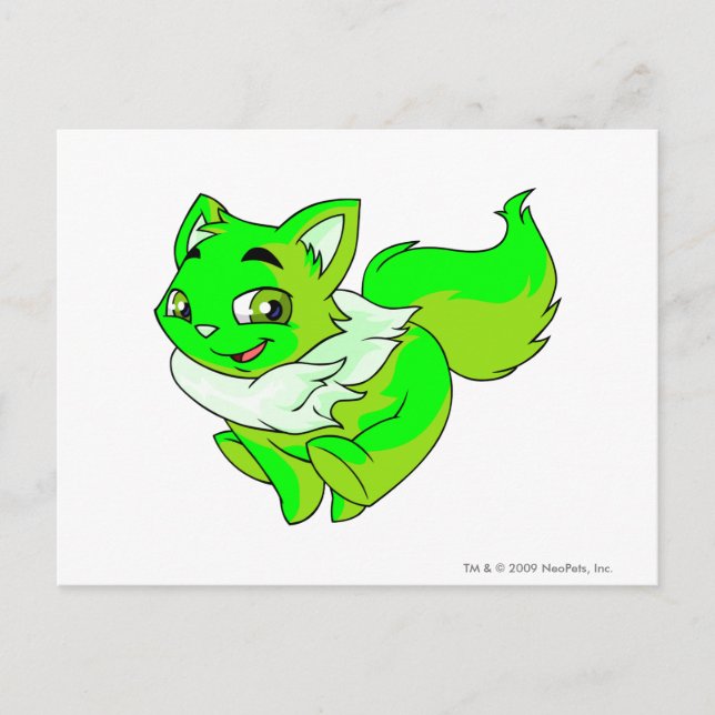 Wocky Glowing Postcard (Front)