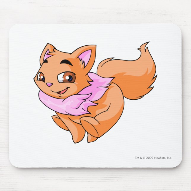 Wocky Orange Mouse Pad (Front)