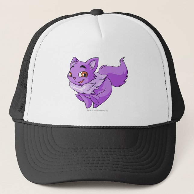 Wocky Purple Trucker Hat (Front)