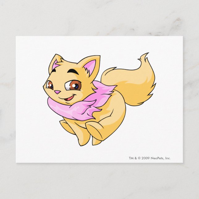 Wocky Yellow Postcard (Front)