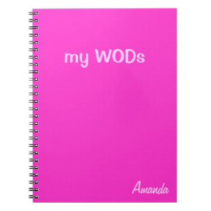 WOD Journal - Hot Pink