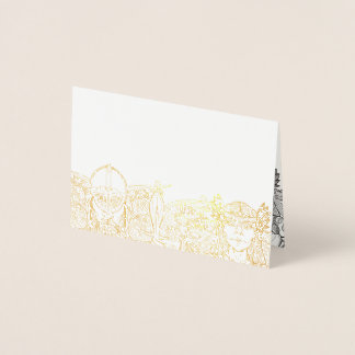 Woden & Fríge Foil Place Card