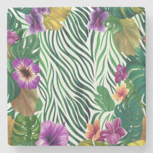 Wogende Dschungel-Harmonie Stone Coaster