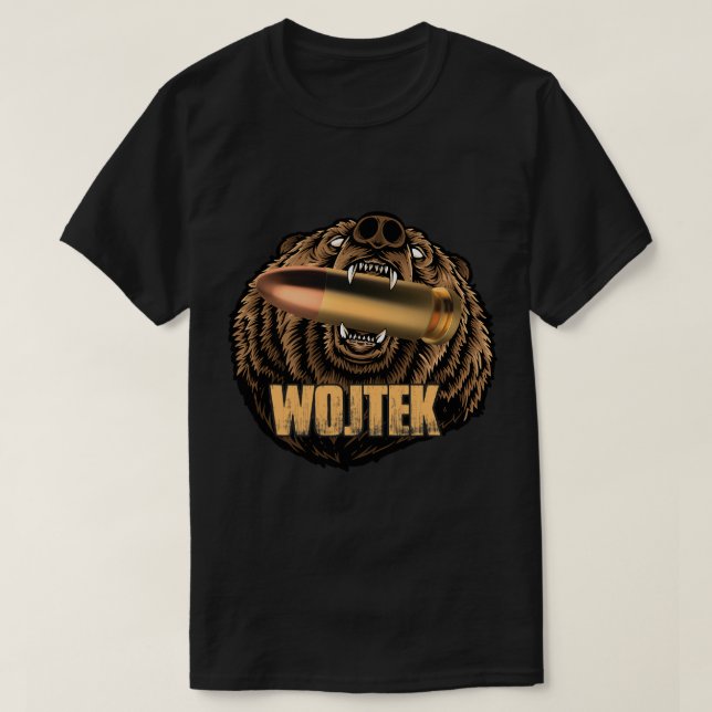 Wojtek the Soldier Bear Polish Hero 1 T-Shirt (Design Front)