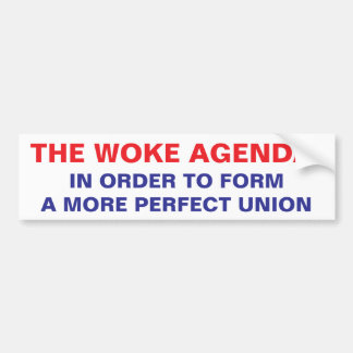 WOKE BUMPER STICKER