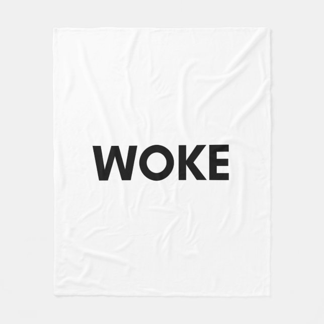 woke fleece blanket (Front)