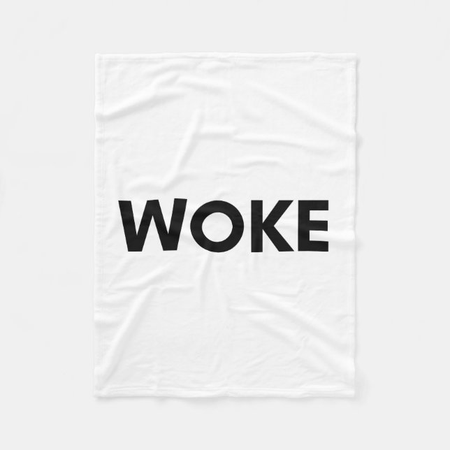 woke fleece blanket (Front)