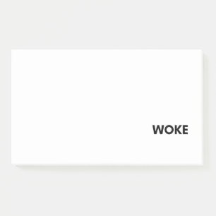 woke post-it notes