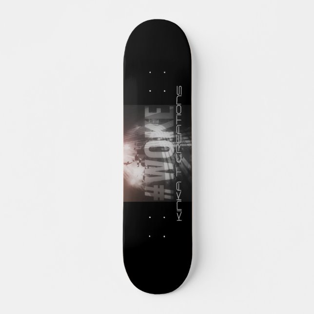 #WOKE (rbg) Deck 2 Skateboard (Front)
