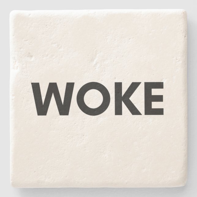 woke stone coaster (Front)