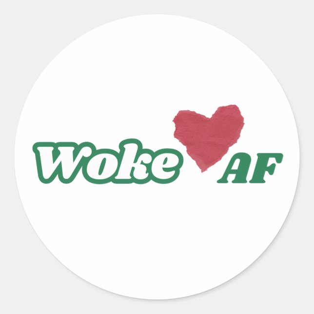 WokeAF Sticker (Front)