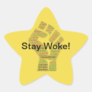 #WokeWednesdays Star Sticker