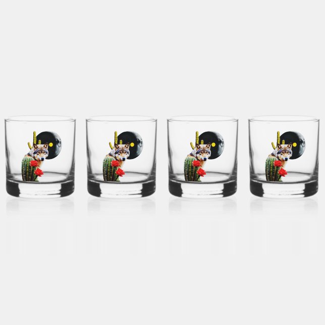 Wolf16: Whiskey Glass (Front)