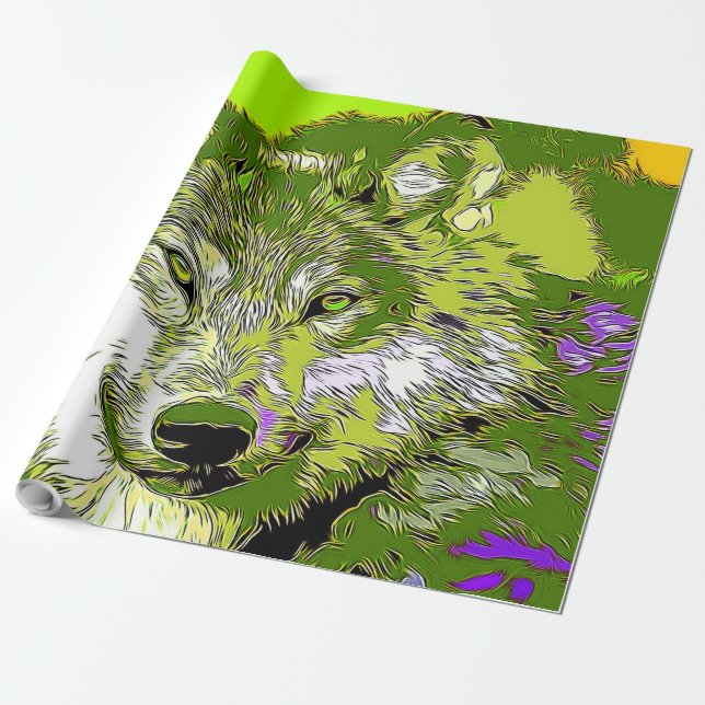Wolf20151118 Wrapping Paper (Unrolled)
