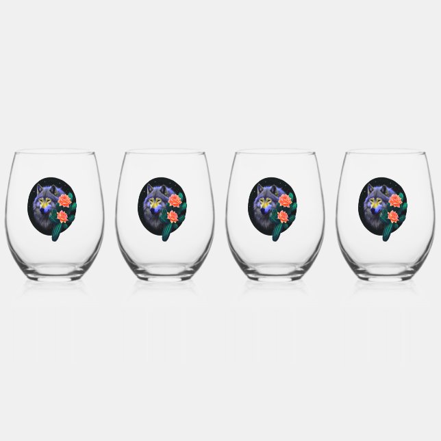 Wolf21: Stemless Wine Glass (Front)