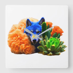 Wolf22: Square Wall Clock