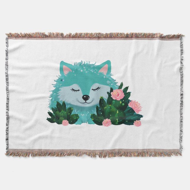 Wolf28: Throw Blanket (Front)