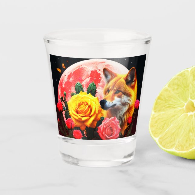 Wolf30: Shot Glass (Front)