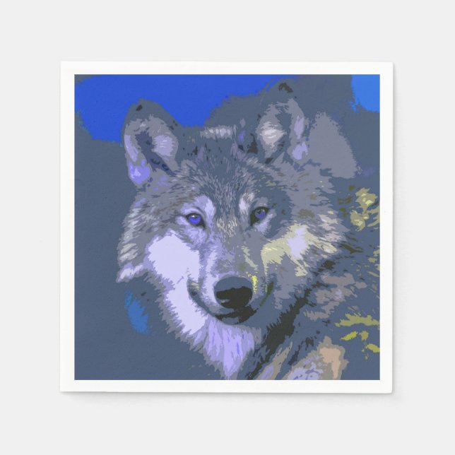 Wolf 037 napkin (Front)