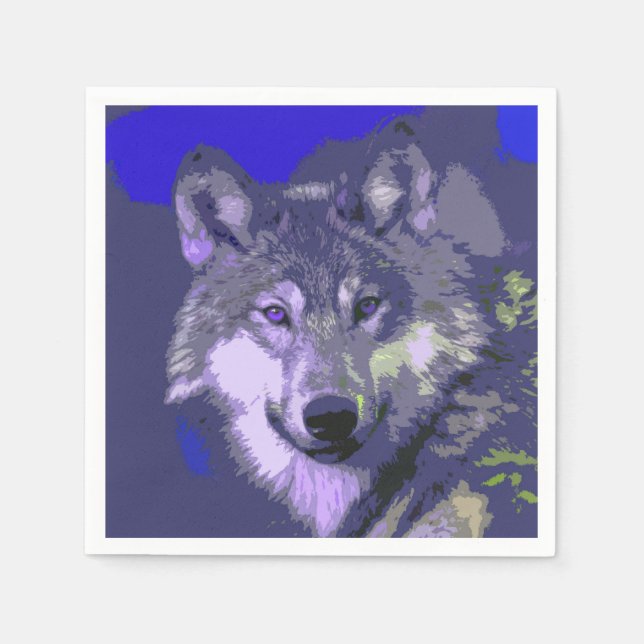 Wolf 039 napkin (Front)