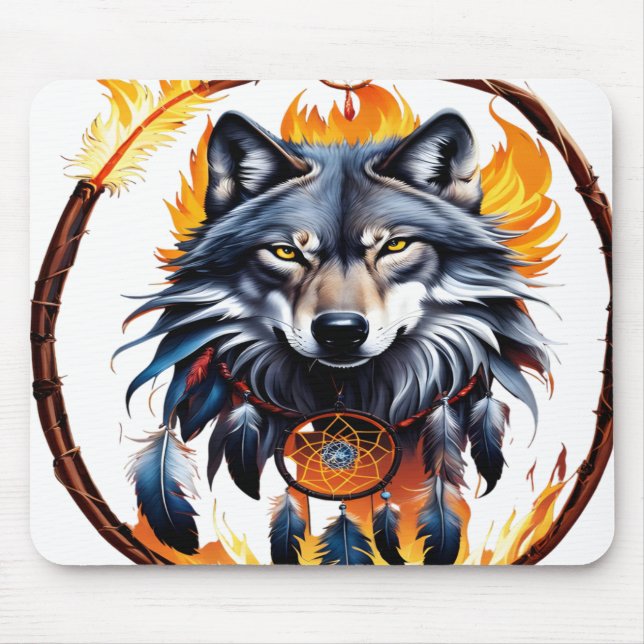 Wolf 03 mouse pad (Front)