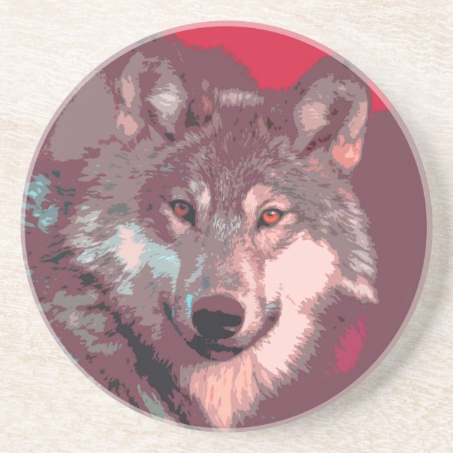 Wolf 040 coaster (Front)