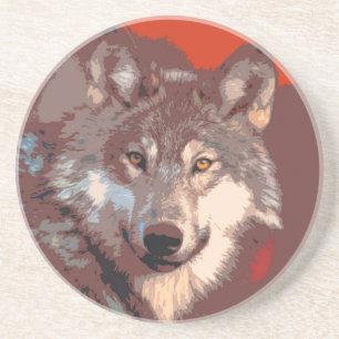 Wolf 042 coaster