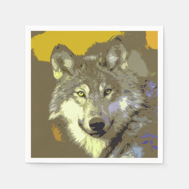 Wolf 045 napkin (Front)