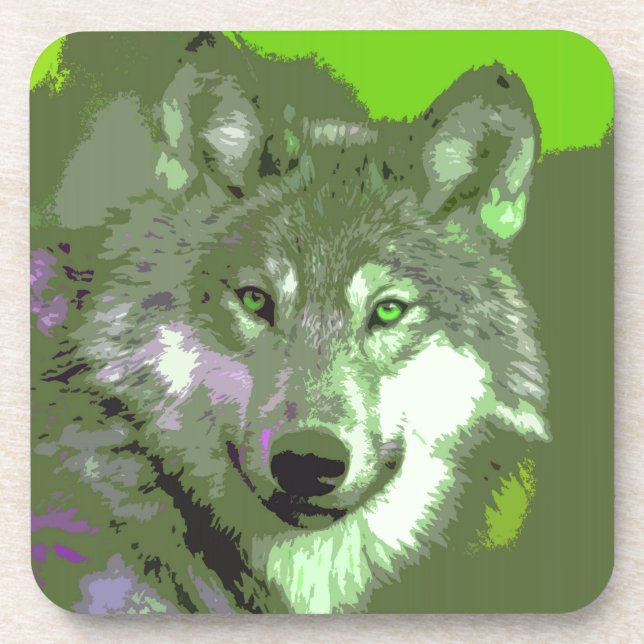 Wolf 046 coaster (Front)